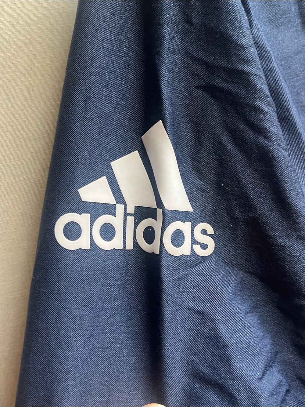 Adidas Golf Men's Medium Navy & Heather Gray Full-Zip Active Jacket - Picture 4 of 9
